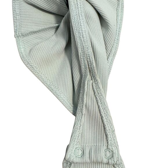 Babaton | Ribbed Bodysuit Racerback in Mint Seafoam Green Size Small Aritzia - Picture 6 of 9